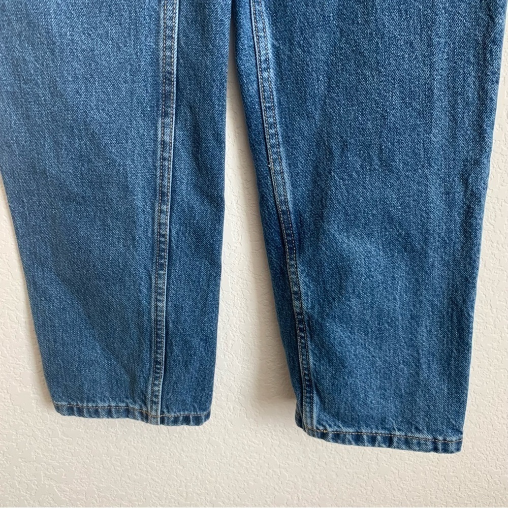 Everlane womens blue the curvy 90s cheeky straight button fly jeans - Picture 2 of 9